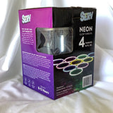 SERV Neon Glow Tumblers - Set of 4