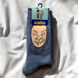 Beavis and Butt-Head Socks- 2 Pairs - Size 6 1/2 - 12