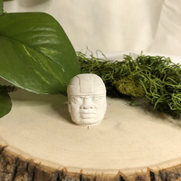 Mini Olmec Head Sculpture