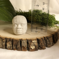 Mini Olmec Head Sculpture