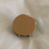 Tiny Turtle Figurine - Black, Green and White