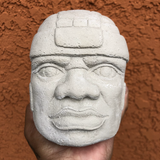 Large Olmec Head Sculpture