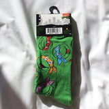 Ninja Turtle Crew Socks Men’s Shoe Size 6-12