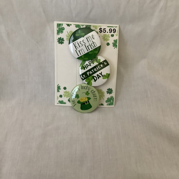 ST Patrick’s Day Buttons