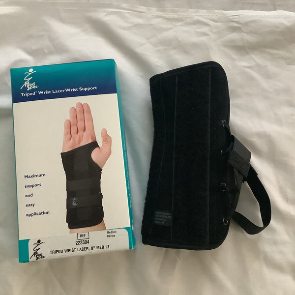 Med Spec Tripod Wrist Lacer Wrist Support Size Medium Left