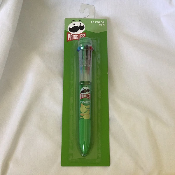 Green Pringle 10 Color Pen