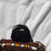 Vintage Homemade Native American Doll with Beadwork