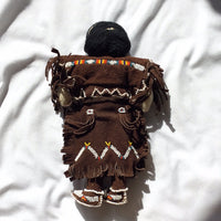 Vintage Homemade Native American Doll with Beadwork