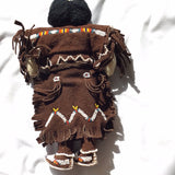 Vintage Homemade Native American Doll with Beadwork