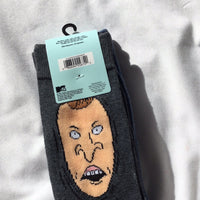 Beavis and Butt-Head Socks- 2 Pairs - Size 6 1/2 - 12