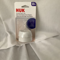 NUK Smooth Flow Anti- Colic Replacement Nipples Silicone 2 Pk