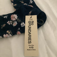 No Boundaries Low Cut Socks 1 Pair Shoe Size 4-10