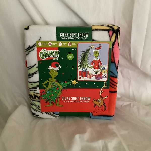 The Grinch Dr. Seuss Silky Soft Throw
