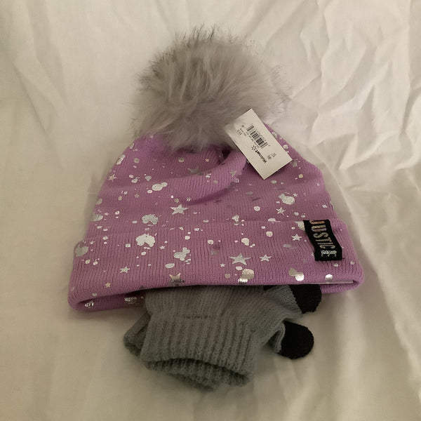 Justice Girls Beanie & Gloves Set