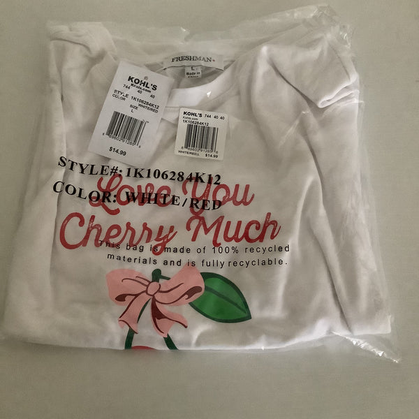 Juniors’ Freshman 1996 “Love You Cherry Much” T-Shirt Size L