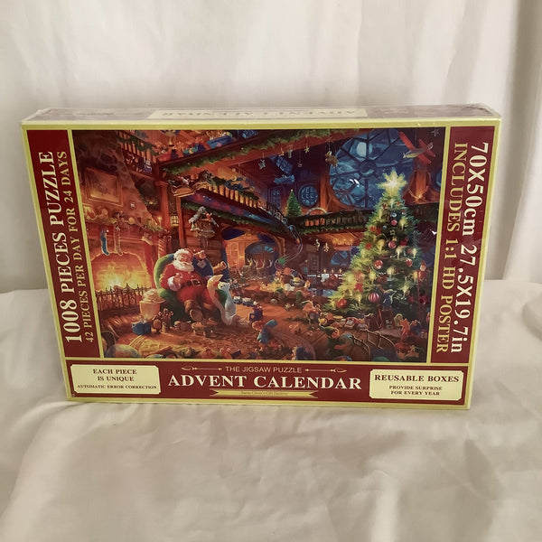 The Jigsaw Puzzle Advent Calendar 1008 Pieces Puzzle