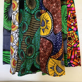 Shenbolen African Print Maxi Skirt Women’s One Size