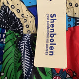 Shenbolen African Print Maxi Skirt Women’s One Size