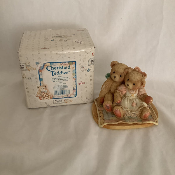 Cherished Teddies - Nathaniel & Nellie "It's Twice As Nice With You" #950513