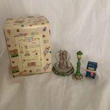 Cherished Teddies - 1998 Membears Only Accessories - Mailbox, Lamppost and Water Fountain