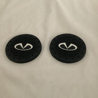 Infiniti 2 pc. Car Cup Holder Mat Pad Silicone Coasters