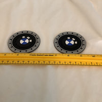 BMW 2 pc. Car Cup Holder Mat Pad Silicone Coasters