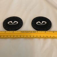 Infiniti 2 pc. Car Cup Holder Mat Pad Silicone Coasters