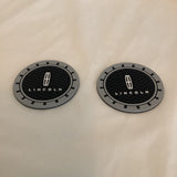 Lincoln 2 pc. Car Cup Holder Mat Pad Silicone Coasters