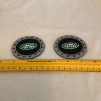 Land Rover 2 pc. Car Cup Holder Mat Pad Silicone Coasters