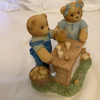 Cherished Teddies - Albert And Susann "Whenever Life Hands You Lemons, Make Lemonade" #661848S