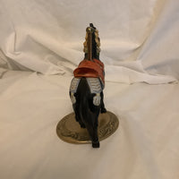 Vintage Black Carousel Horse