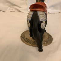 Vintage Black Carousel Horse