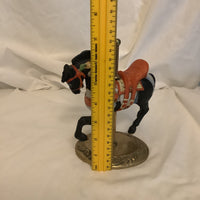 Vintage Black Carousel Horse