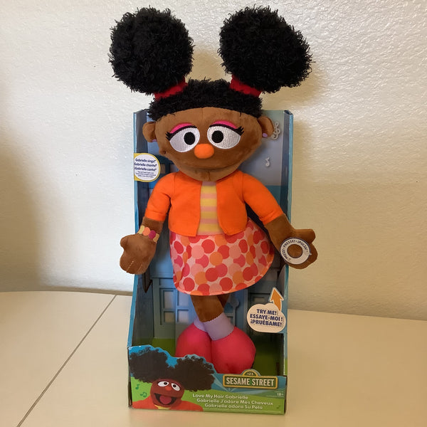 Sesame Street Love My Hair Gabrielle Plush Doll