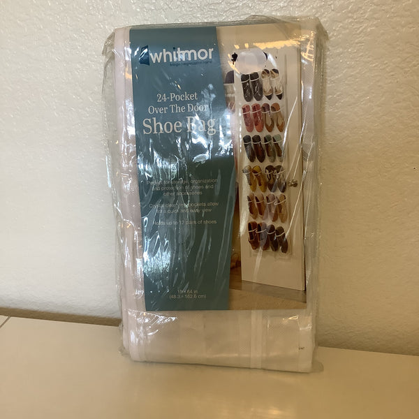 Whitmor 24- Pocket Over The Door Shoe Bag