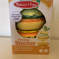 Melissa & Doug Multi-Sensory Pineapple Stacker 6M+ Infant Toy
