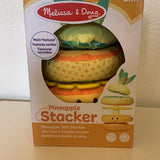 Melissa & Doug Multi-Sensory Pineapple Stacker 6M+ Infant Toy