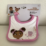 Little Muffincakes 3-Baby Bibs 0M+