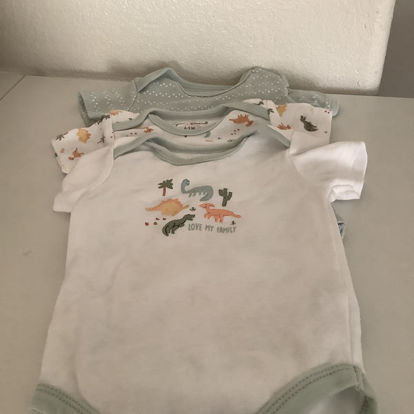 Kyle & Deena Baby Onesies Set of 3  Size 6-9M