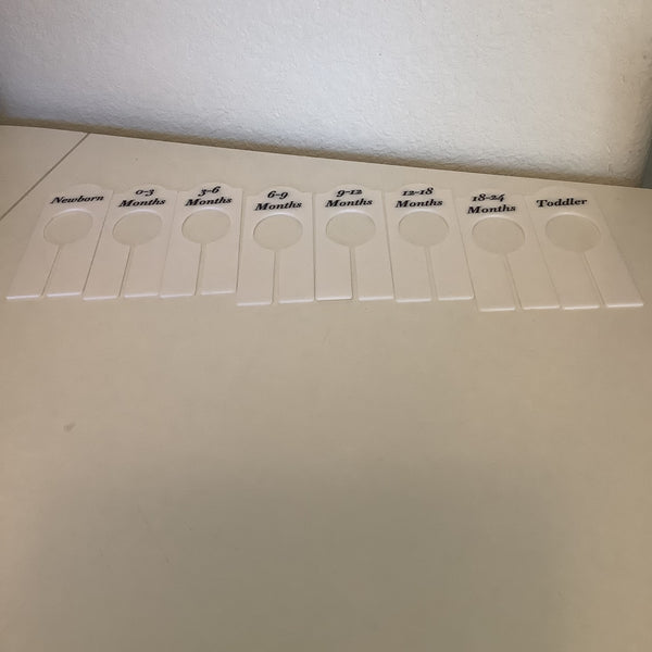 Nursery 8- Pack Closet Organizer Dividers