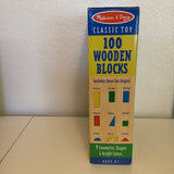 Melissa & Doug Classic Toy 200 Wooden Blocks