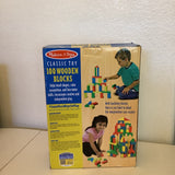 Melissa & Doug Classic Toy 200 Wooden Blocks