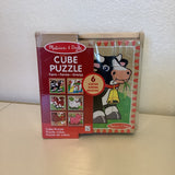 Melissa & Doug Farm Cube Puzzle 6 Scenes