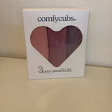 Comfy Cubs 3 Easy Swaddles 3-6 Months Large 14-18 lbs