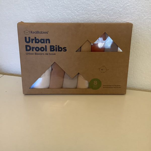 Kea Babies Urban Drool Bibs 8 Pack