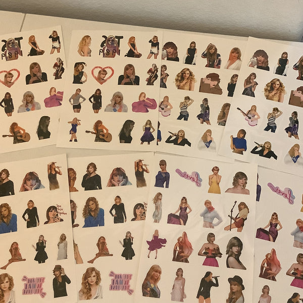 Taylor Swift 8 Sheets Temporary Tattoos