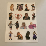 Taylor Swift 8 Sheets Temporary Tattoos