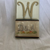 Studio His & Hers Cake Topper Letter “W”