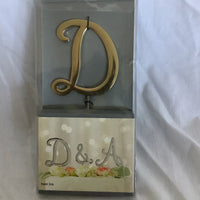 Studio His & Hers Cake Topper Letter “D”