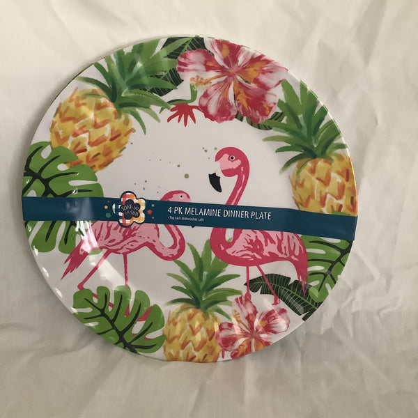 4 PK  Melamine Dinner Plate